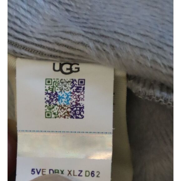 UGG 1096932 Men's Sz XL/2XL Gray Heather Robinson Cotton Fleece Robe - Picture 9 of 13